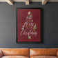 Merry Little Christmas - Modern Framed Canvas Print