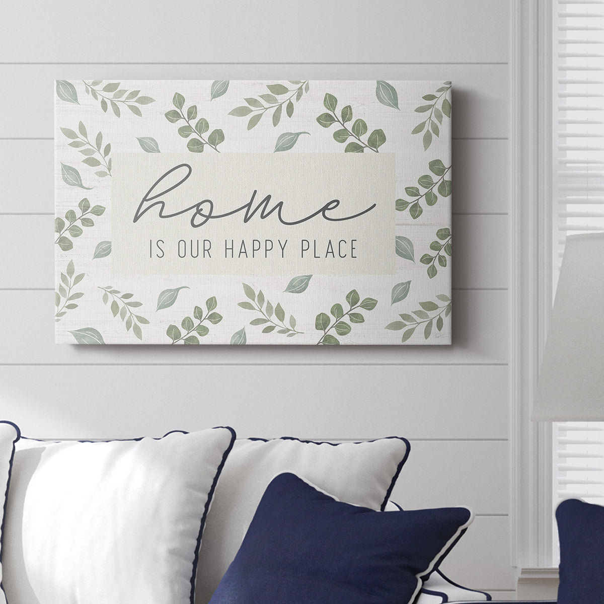 Home is Our Happy Place - Canvas Art Print