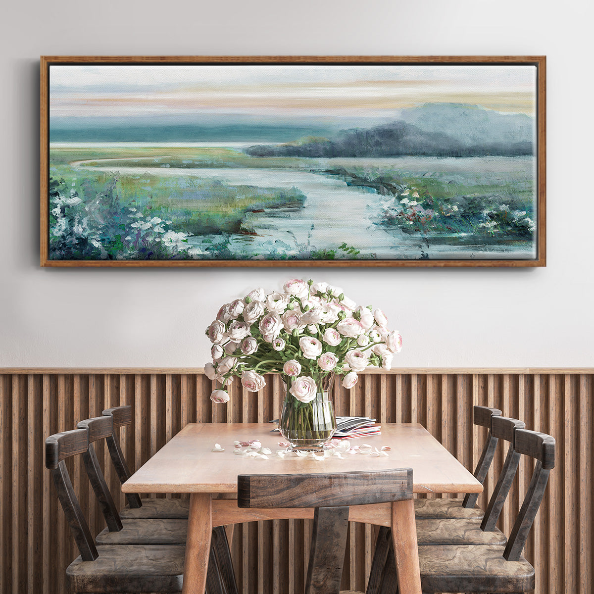 Eternity in Twilight - Floater Framed Canvas Print