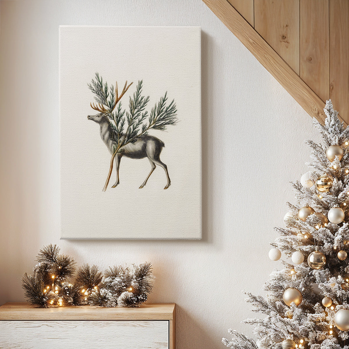 Midnight of Pearled Dawn - Canvas Art Print