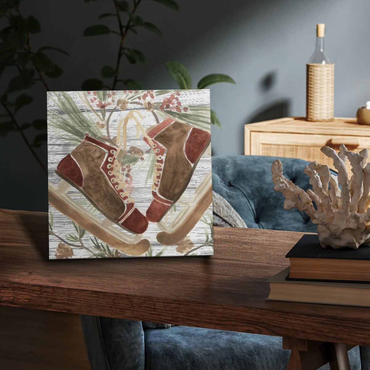 Pinecone Lodge I - Canvas Art Print