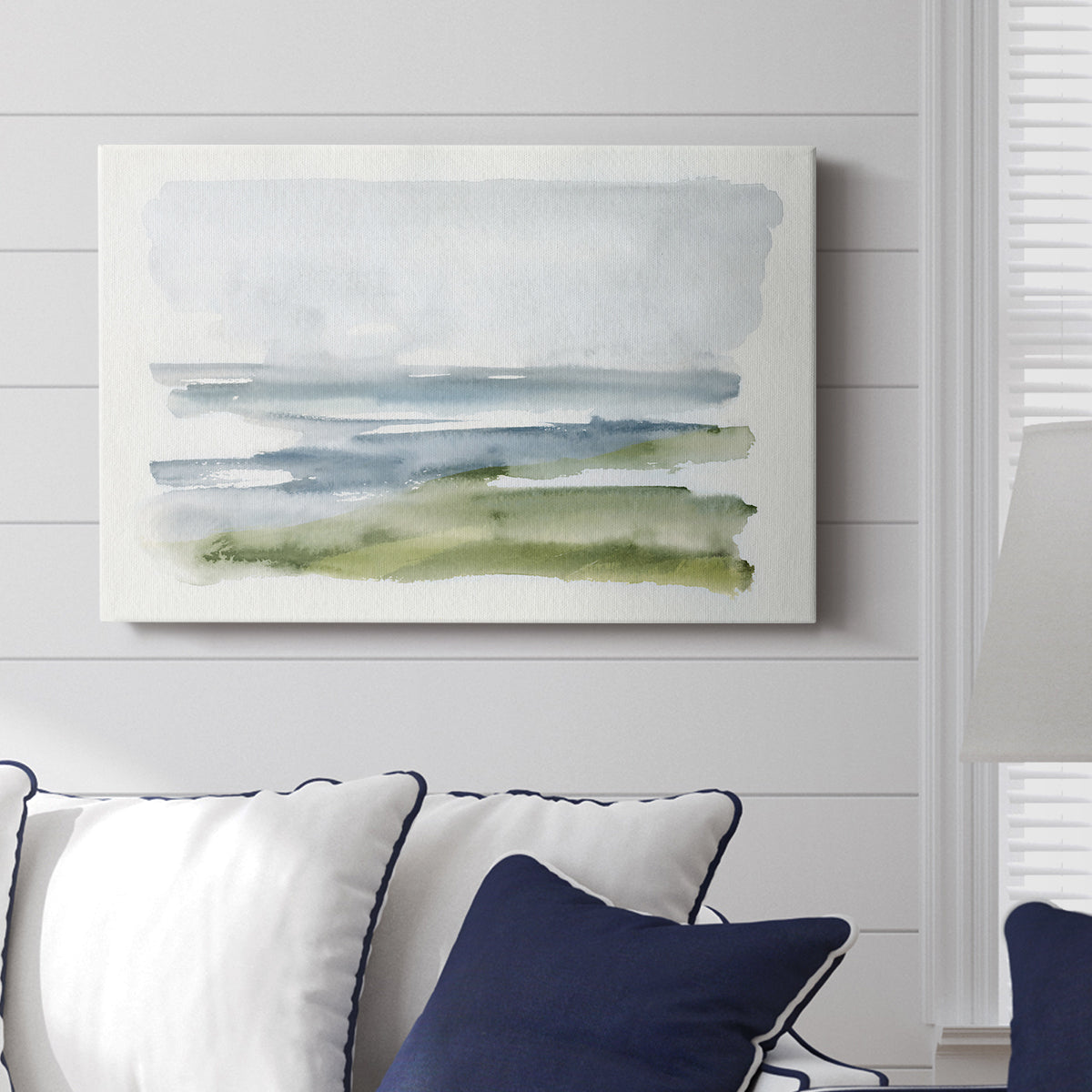 Coastline Splash I - Canvas Art Print