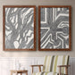 Dots and Dashes I - Premium Framed Canvas 2 Piece Set - Ready to Hang