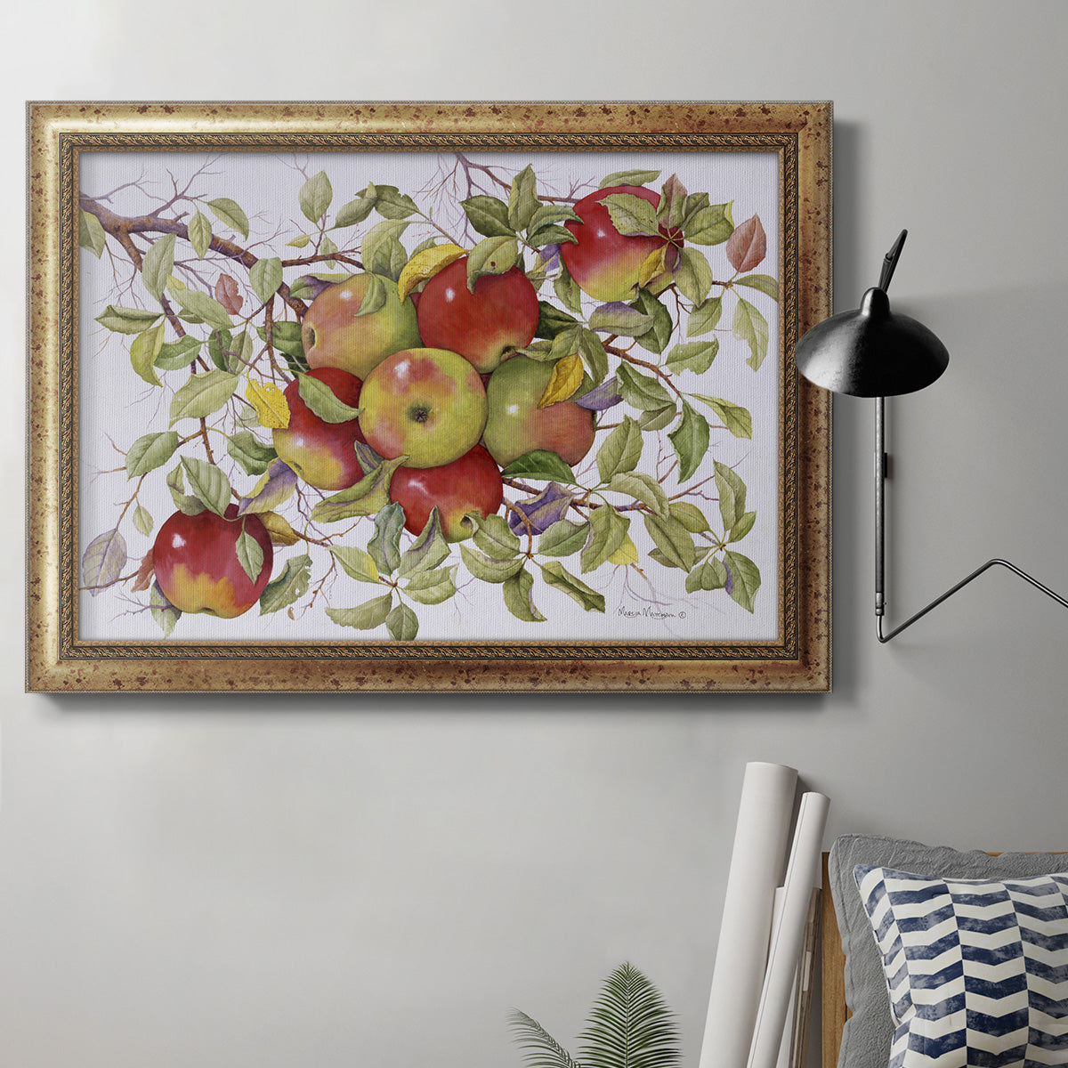 Apples Premium Framed Canvas- Ready to Hang