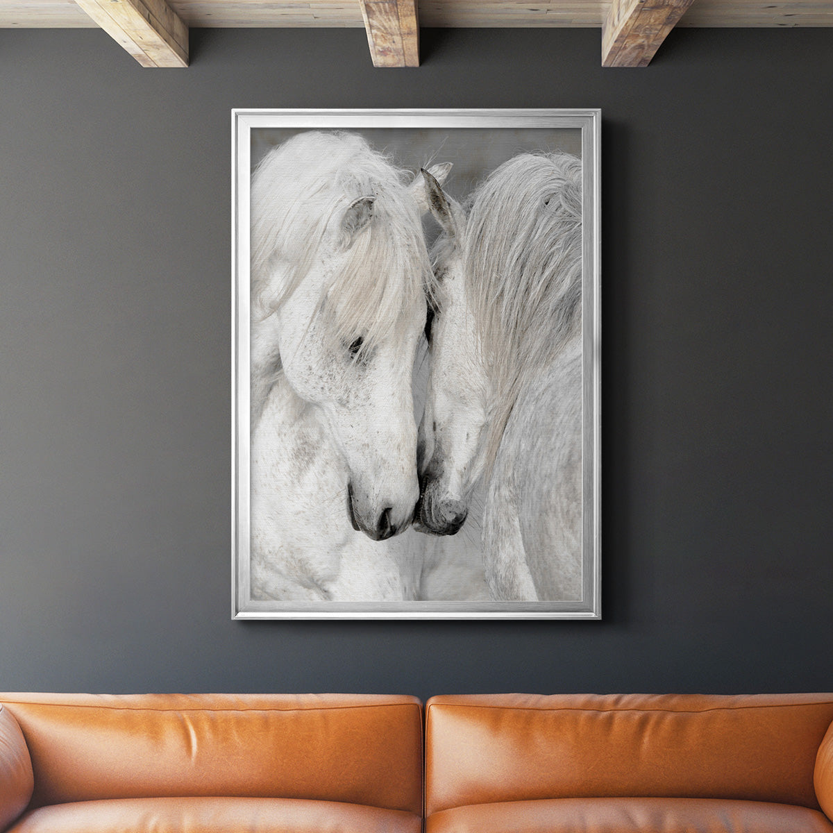 Affection II - Modern Framed Canvas Print