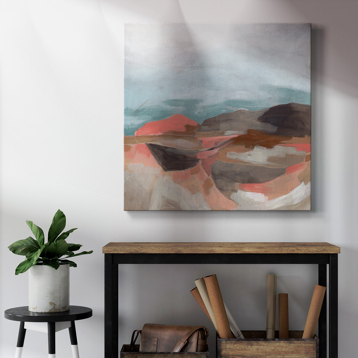 Tectonic Plateau II-Premium Gallery Wrapped Canvas - Ready to Hang