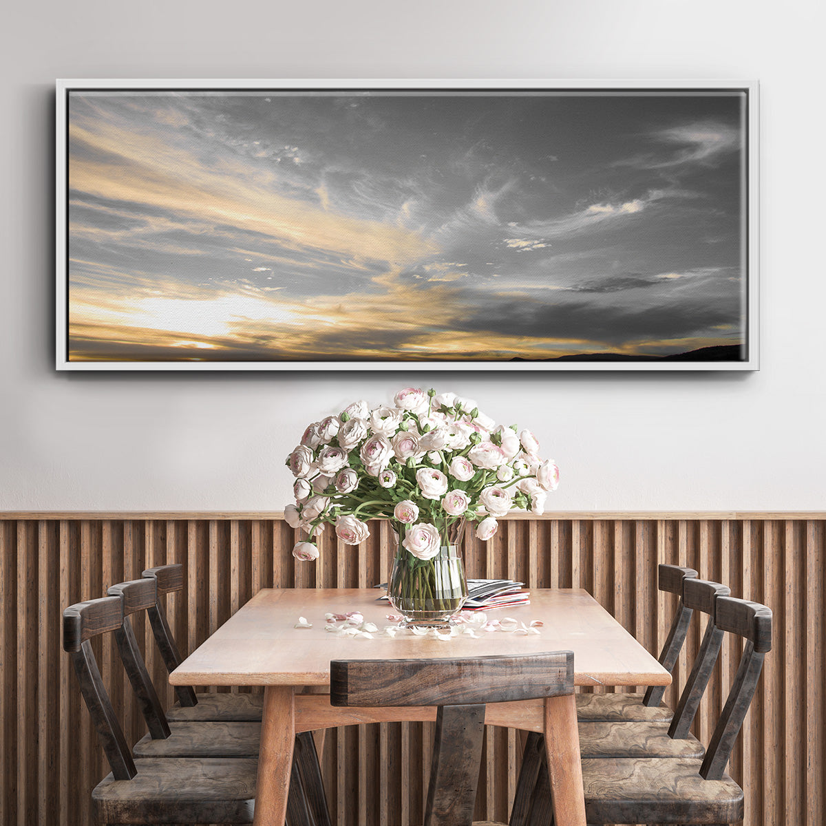 Sky Above - Floater Framed Canvas Print