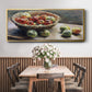 The Plate with Apples, 1880 - Floater Framed Canvas Print