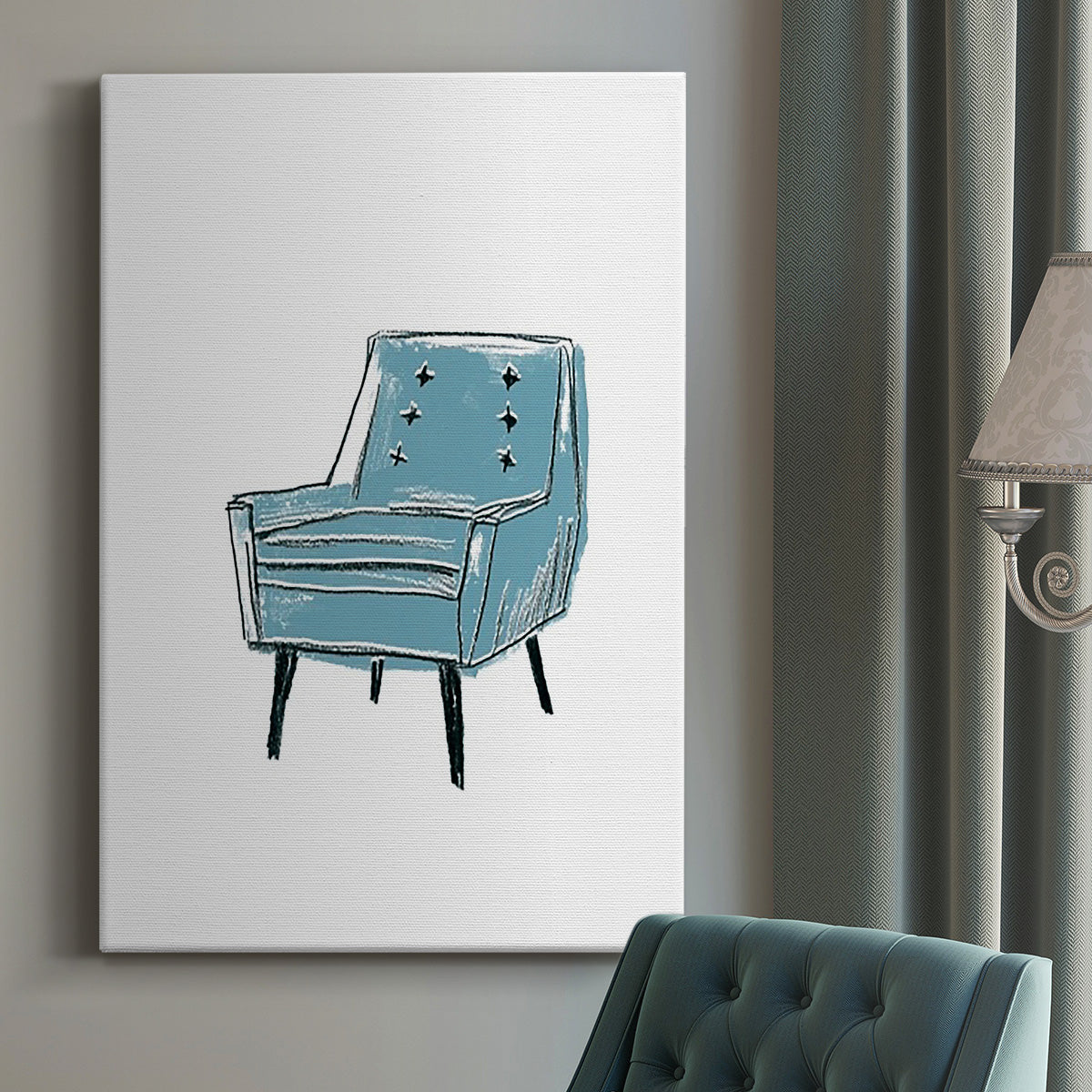 Take a Seat X Premium Gallery Wrapped Canvas - Ready to Hang