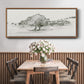 Scenic Scribble II - Floater Framed Canvas Print