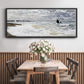 The Sea at Le Havre, 1868 - Floater Framed Canvas Print