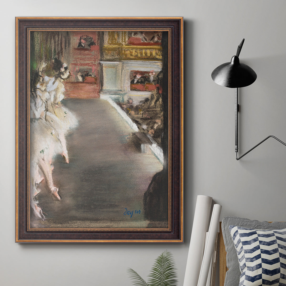 Dancers at the Old Opera House - Ornate Framed Canvas Print