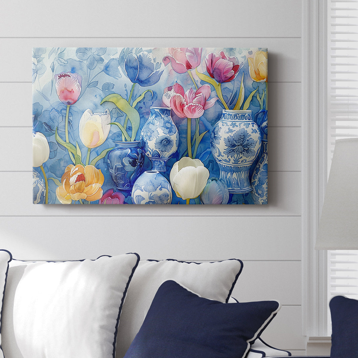 Floral Watercolor VII - Canvas Art Print