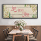 Love Grows Here - Floater Framed Canvas Print