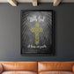 With God Gold - Modern Framed Canvas Print