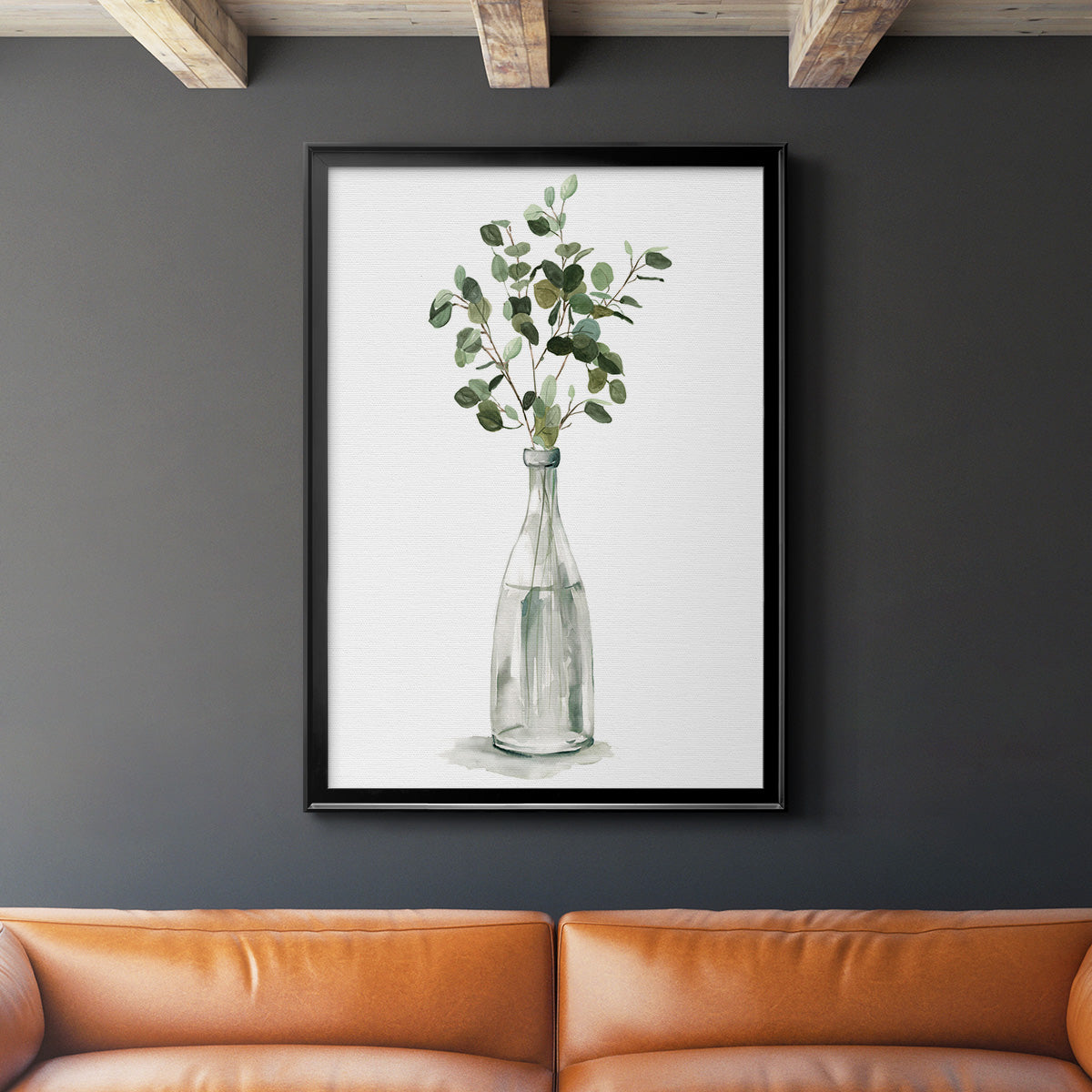 Botanical Arrangement I - Modern Framed Canvas Print