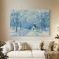 Icy Manger at Twilight - Canvas Art Print