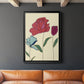 Colored Floral I - Modern Framed Canvas Print