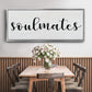 Soulmates - Floater Framed Canvas Print