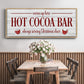 Hot Cocoa Bar - Floater Framed Canvas Print