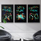 Gamer Tag I - Floater Framed Canvas Set