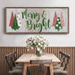 Merry & Bright - Floater Framed Canvas Print