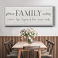 Love Never Ends - Floater Framed Canvas Print