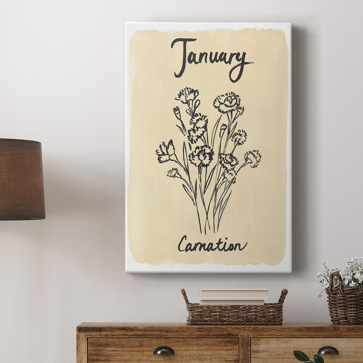 Birth Month I - Canvas Art Print