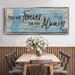 Forever Always - Floater Framed Canvas Print
