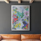 Buckingham Gardens - Modern Framed Canvas Print