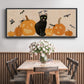 Pumpkin Patch Cats Collection D - Floater Framed Canvas Print