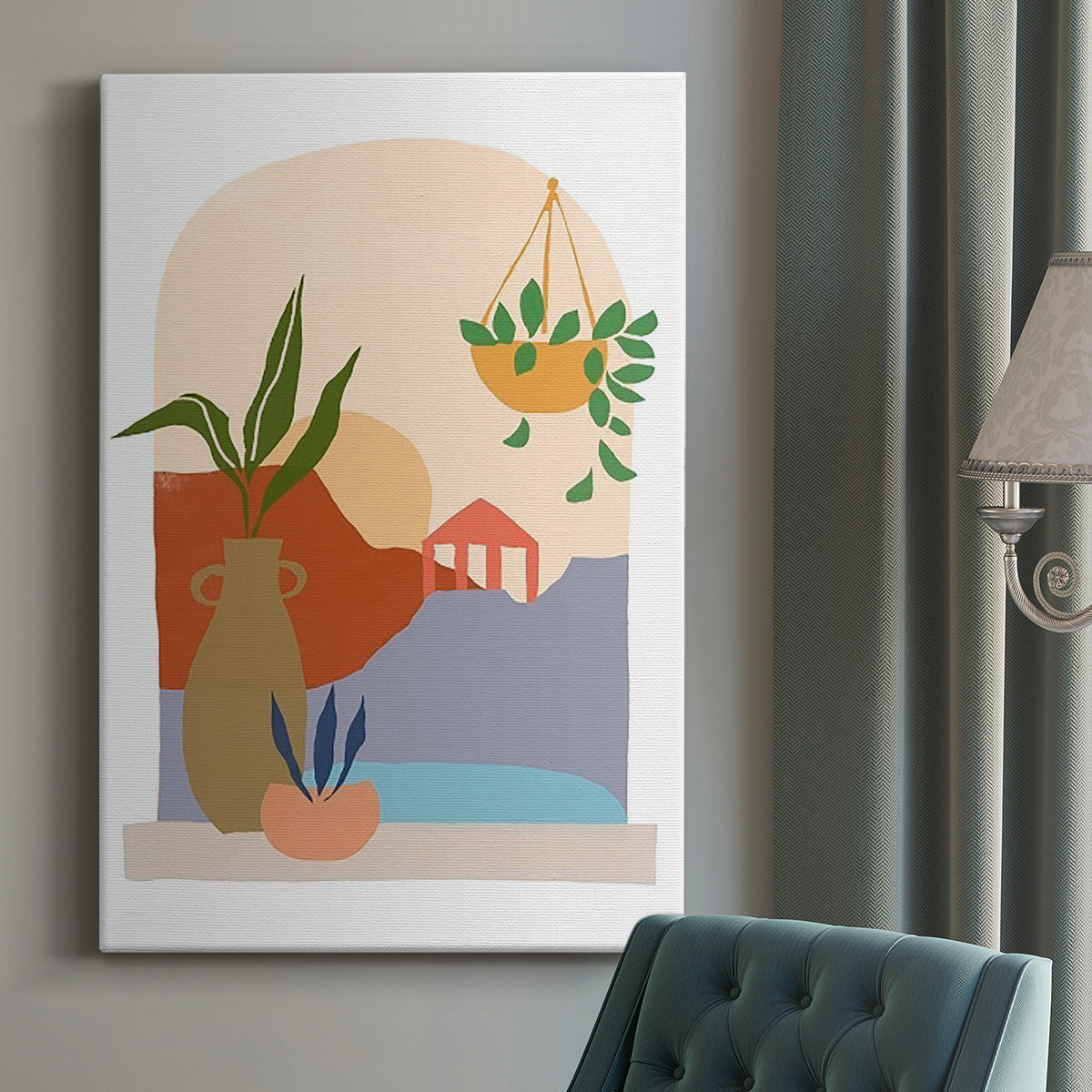 Paper Scene II - Canvas Art Print