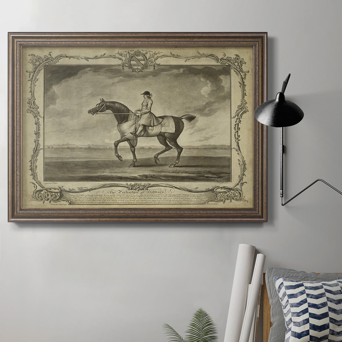 Distinguished Horses II Premium Framed Canvas- Ready to Hang