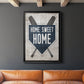 Home Sweet Home Base - Modern Framed Canvas Print
