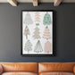 Christmas Tree Sketchbook I - Modern Framed Canvas Print