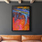 Vibrant Flow I - Modern Framed Canvas Print