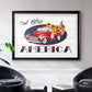 God Bless America Truck - Modern Framed Art Print