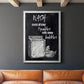 Wash Away Your Troubles - Modern Framed Canvas Print