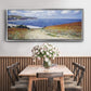 The Passage to the Sea Near Pourville, 1882 - Floater Framed Canvas Print