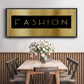 Gold Fashion - Floater Framed Canvas Print