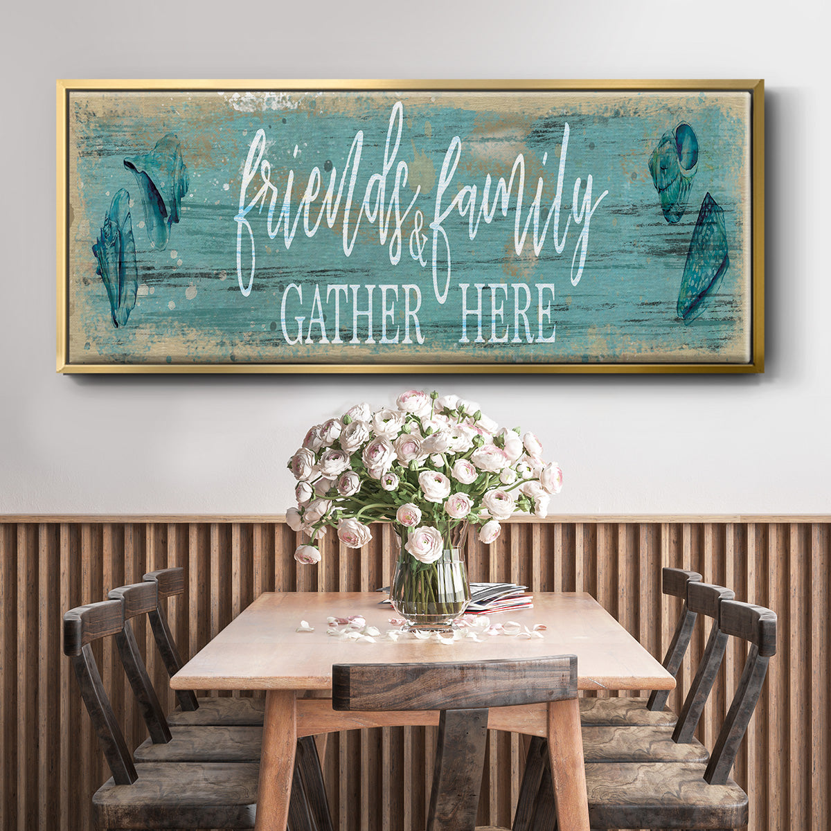 Friends and Family - Floater Framed Canvas Print