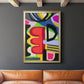 Bold Shape Shift I - Modern Framed Canvas Print