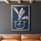 Vessel on Indigo II - Modern Framed Canvas Print