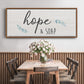 Hope & Soap - Floater Framed Canvas Print