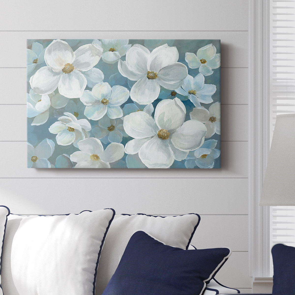 White Expression - Canvas Art Print