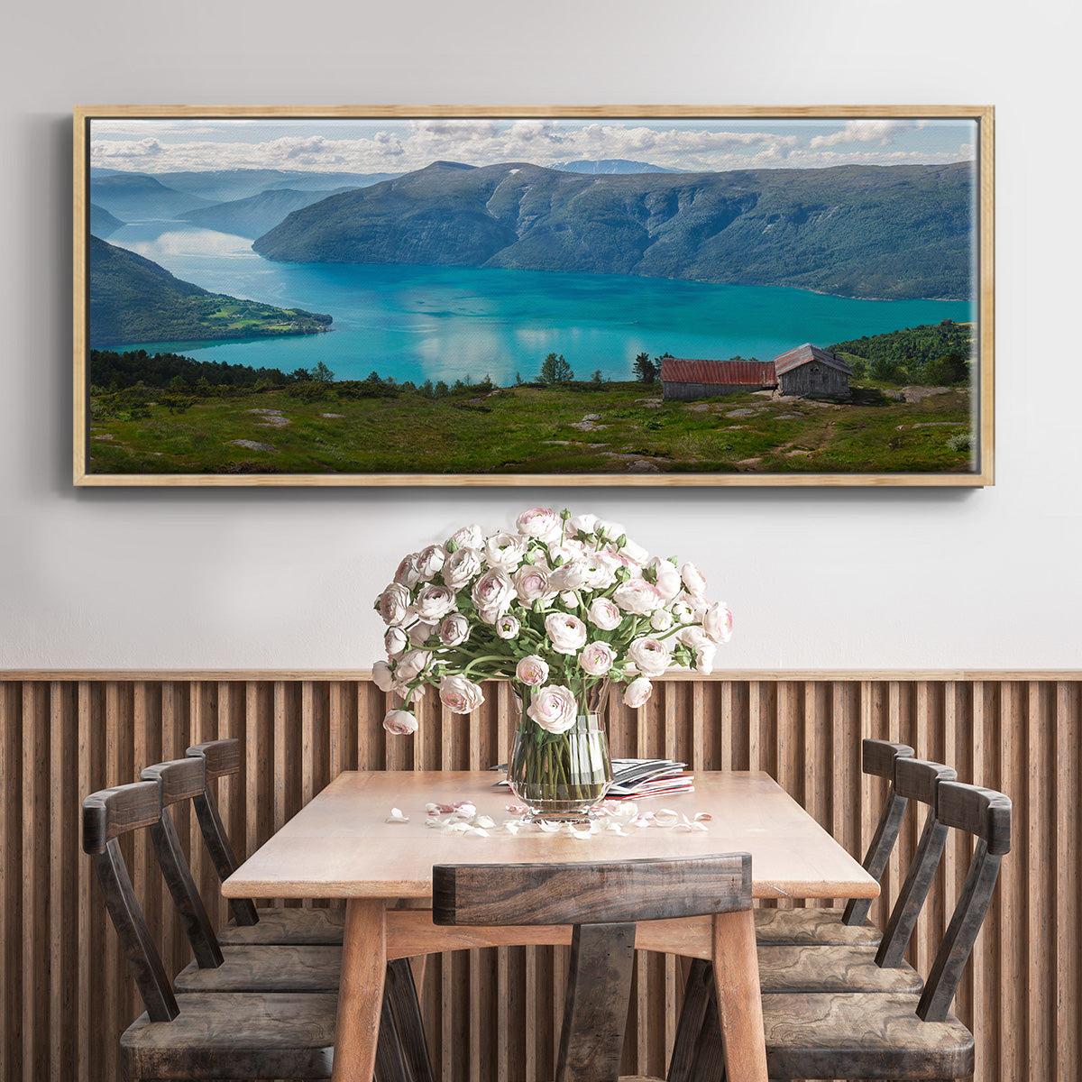 Reflection II - Floater Framed Canvas Print