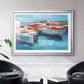 Primary Boats II - Modern Framed Art Print