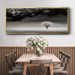 Solitary Tree - Floater Framed Canvas Print
