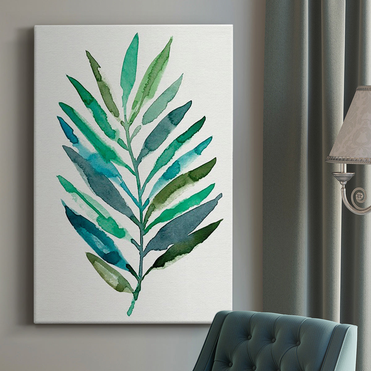 Palm Frond Flow IV - Canvas Art Print