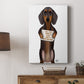 Love and Dachshund - Canvas Art Print